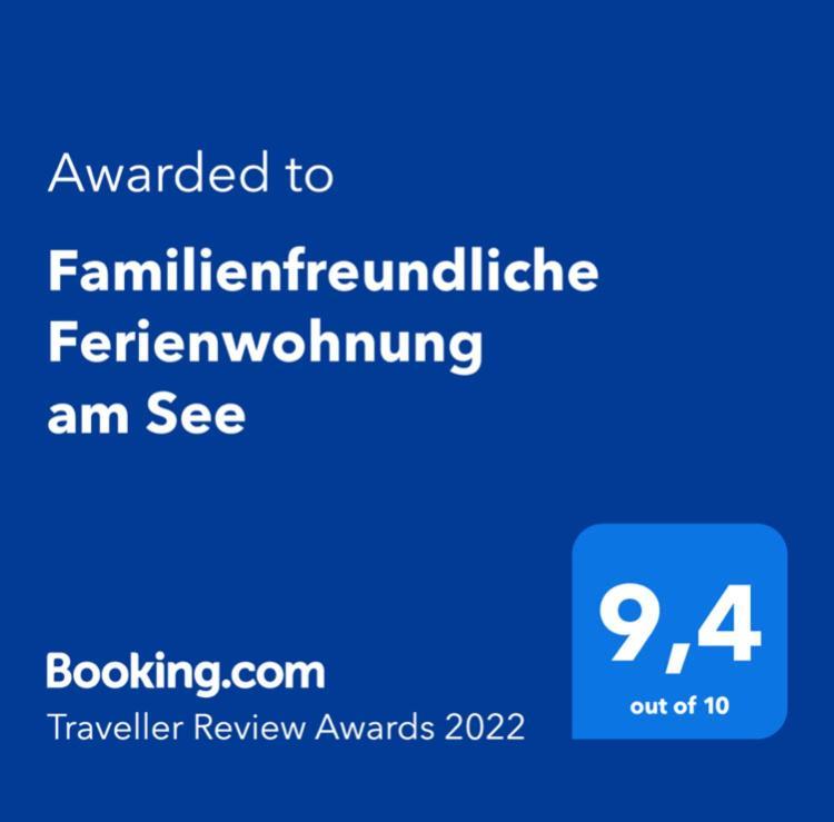 Sömmerda Familienfreundliche Ferienwohnung Am See מראה חיצוני תמונה